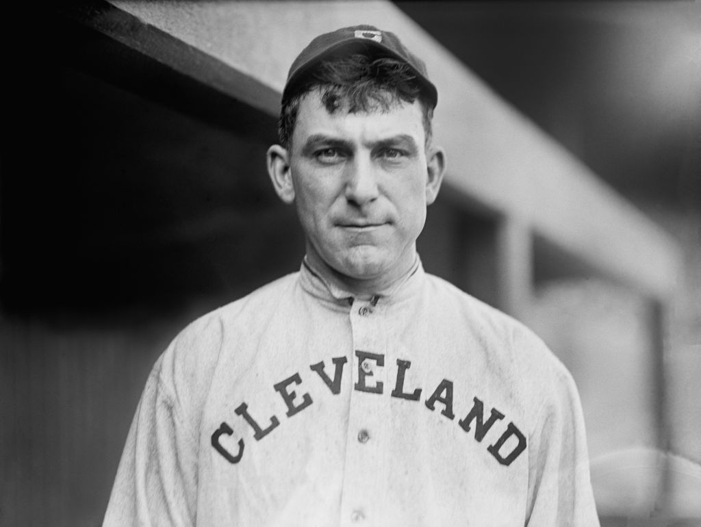 Nap Lajoie, Major League Baseball Player, Portrait, Cleveland Naps, Harris & Ewing, 1913