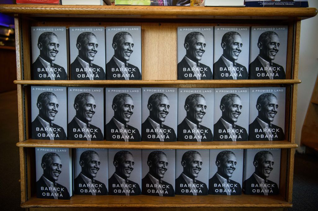 Copies of Barack Obama's new book