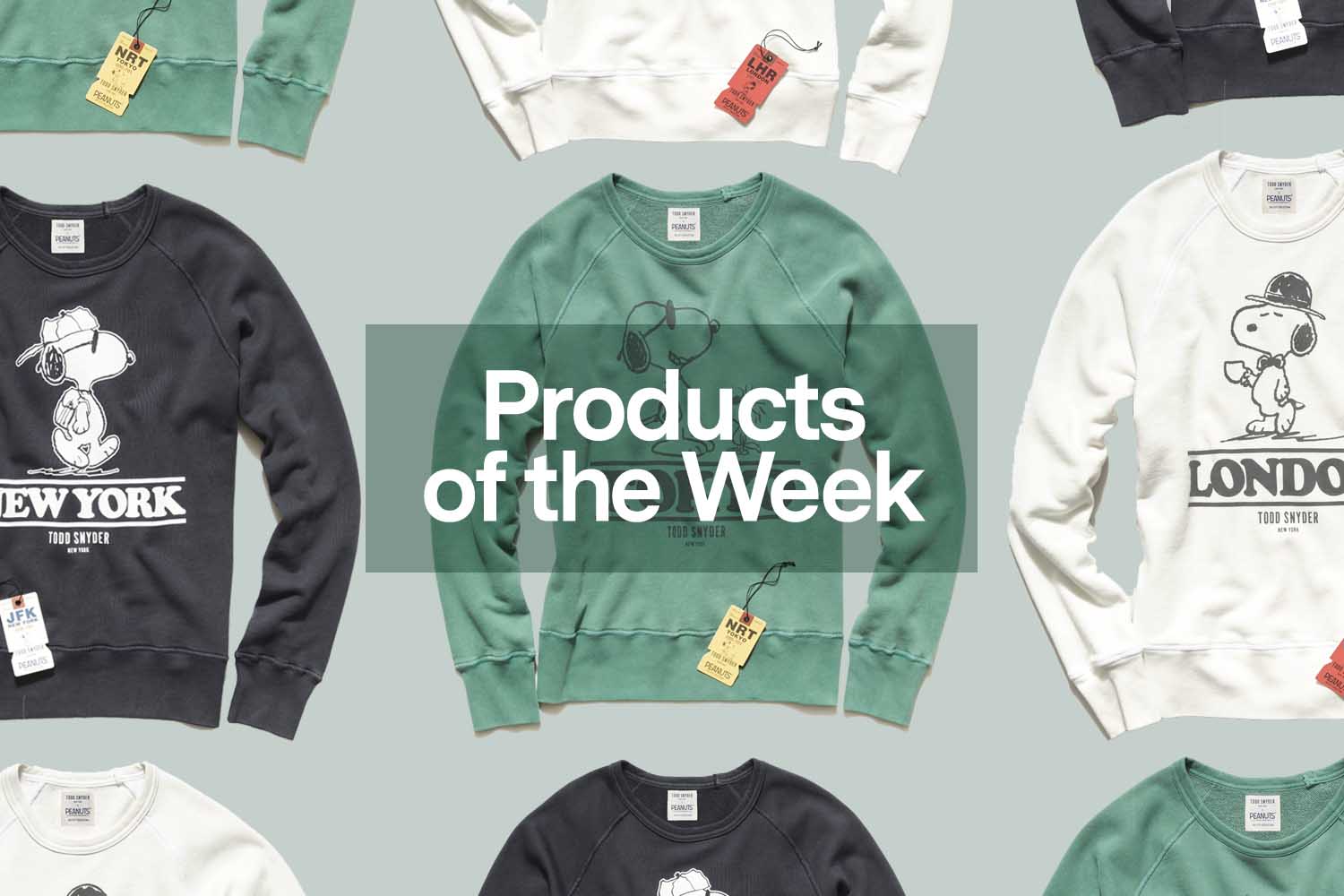 Products of the Week: Todd Snyder x Peanuts, Hemingway Hats and a Great New Peacoat