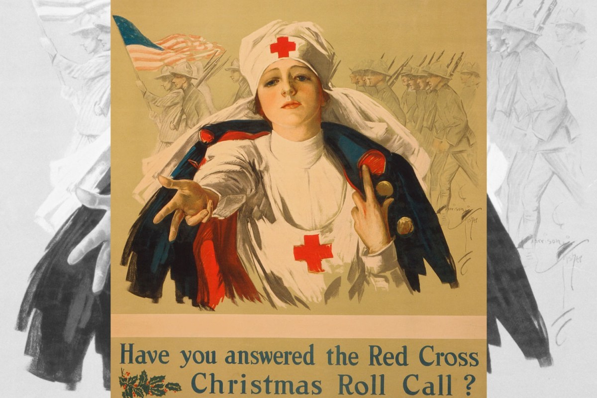 Red Cross Christmas poster