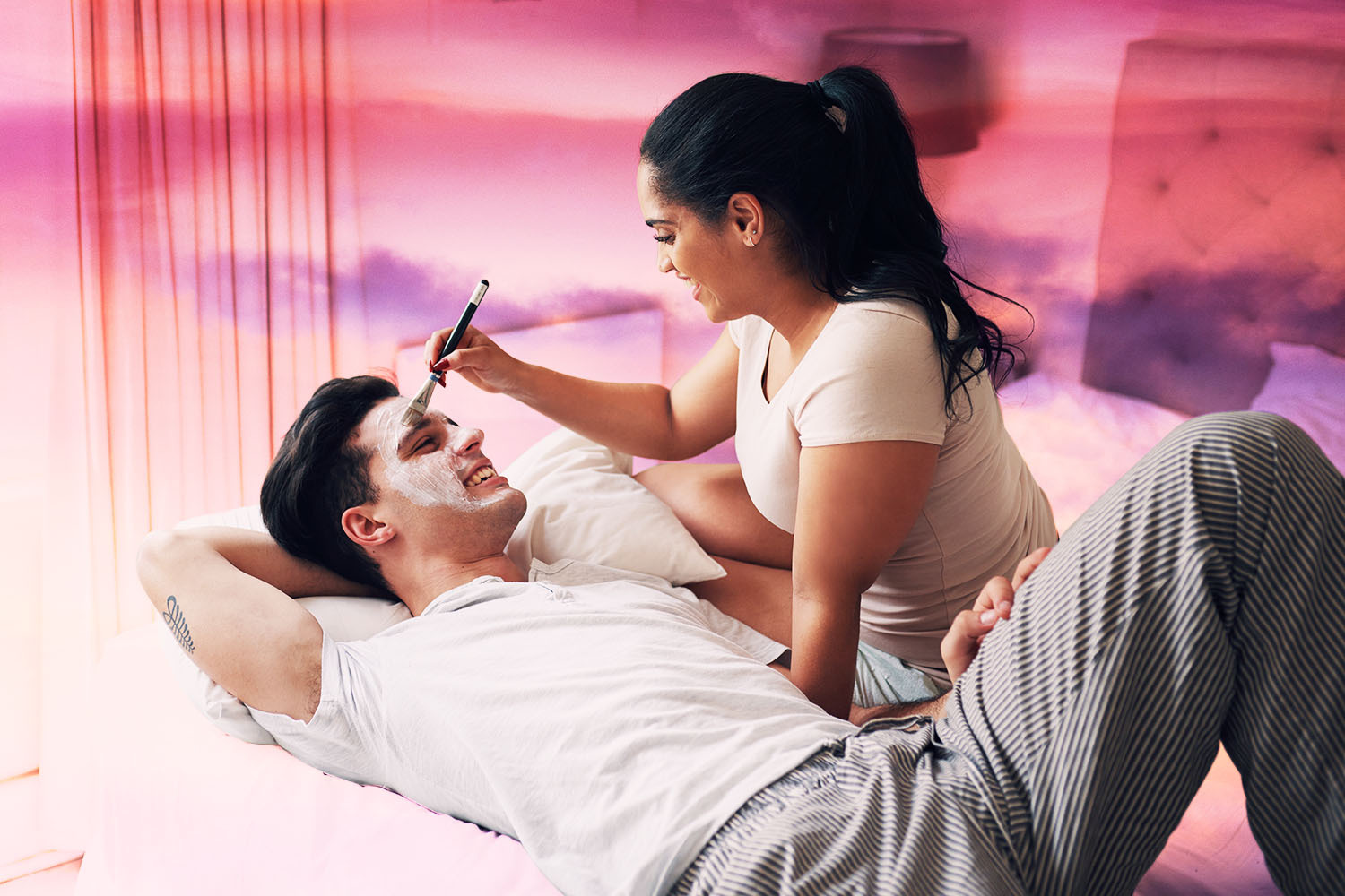Take It From a Woman: Letting Your Partner Give You a Facial Is the Hottest Thing You, a Man, Can Do