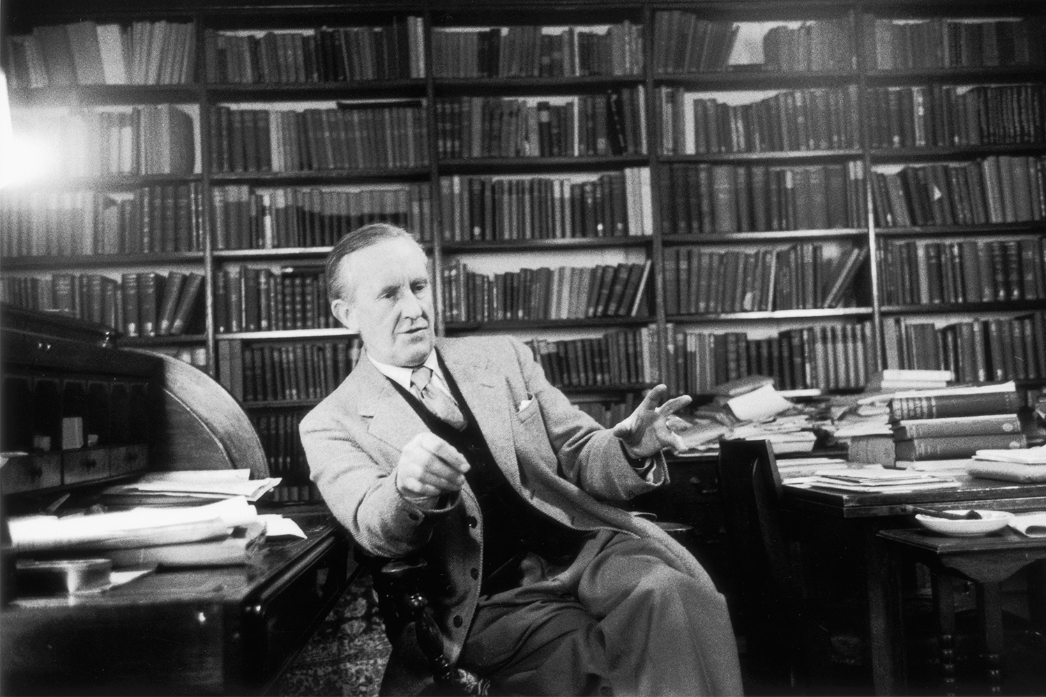 Author J.R.R. Tolkien 1955