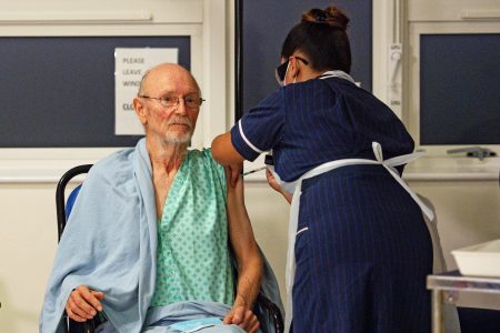 William Shakespeare Is First Man to Get Pfizer-BioNTech Vaccine