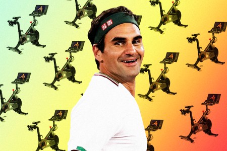 federer peloton handle