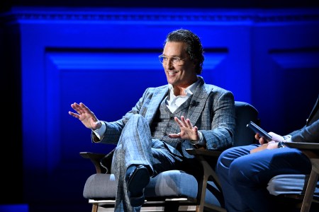 actor matthew mcconaughey at Carnegie Hall