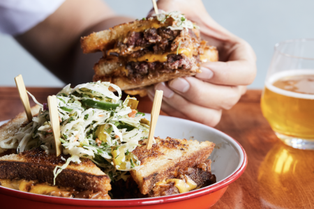The Patty Melt at Quality Eats in New York City.