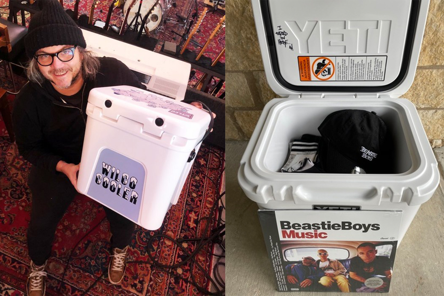 Wilco and Beastie Boys Yeti coolers