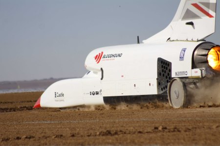 Bloodhound LSR supersonic car
