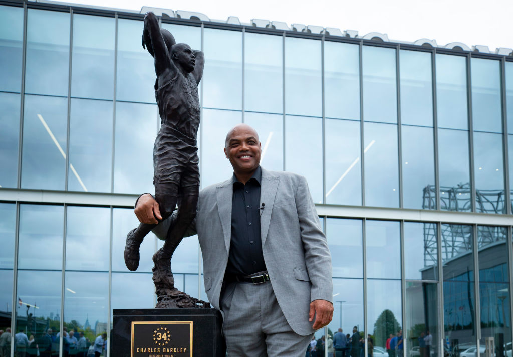 Philadelphia 76ers Unveil Charles Barkley Sculpture