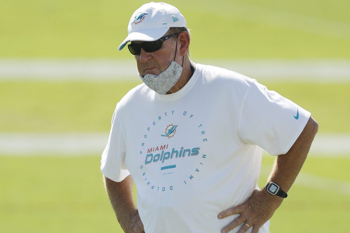 an incorrect story on Monday involving Miami Dolphins offensive coordinator Chan Gailey