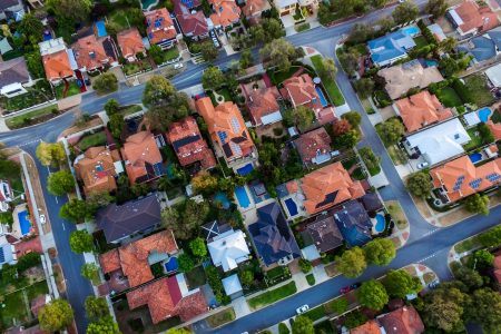 Houses, seen from above