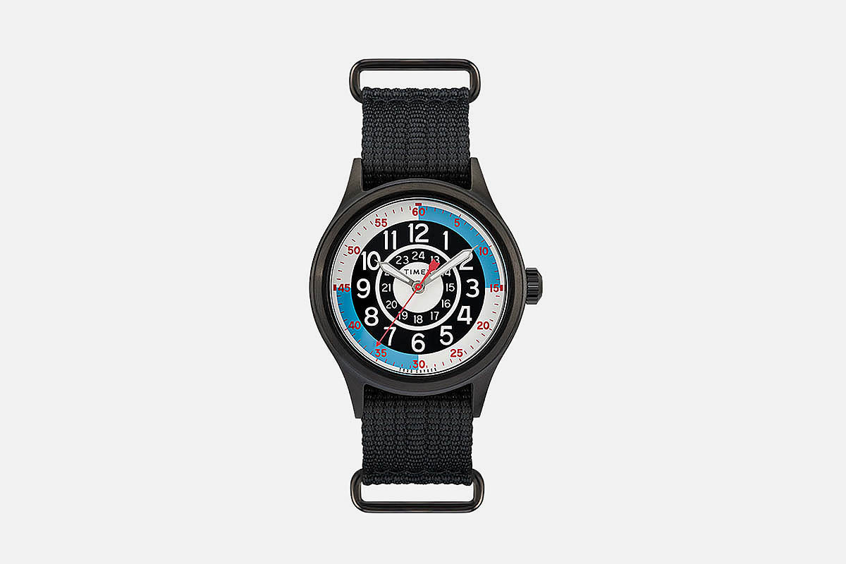 Timex x Todd Snyder Blackjack Inspired 40mm Fabric Strap Watch