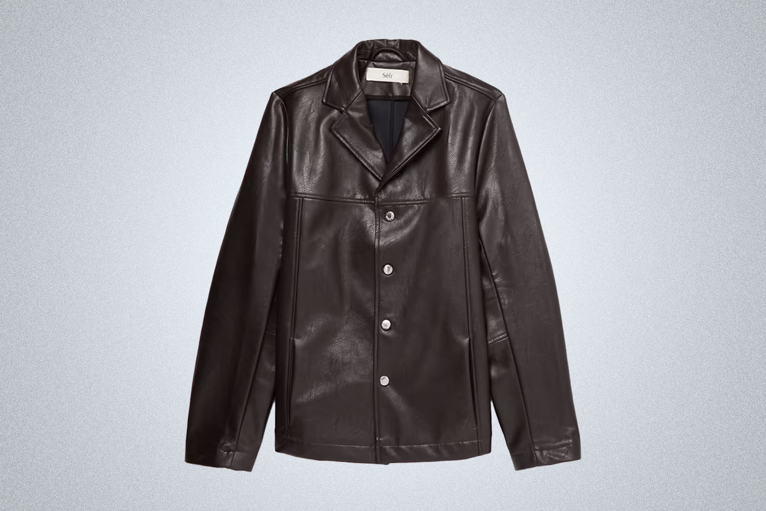 The Kickass Leather Blazer: Séfr Francis Vegan Leather Jacket