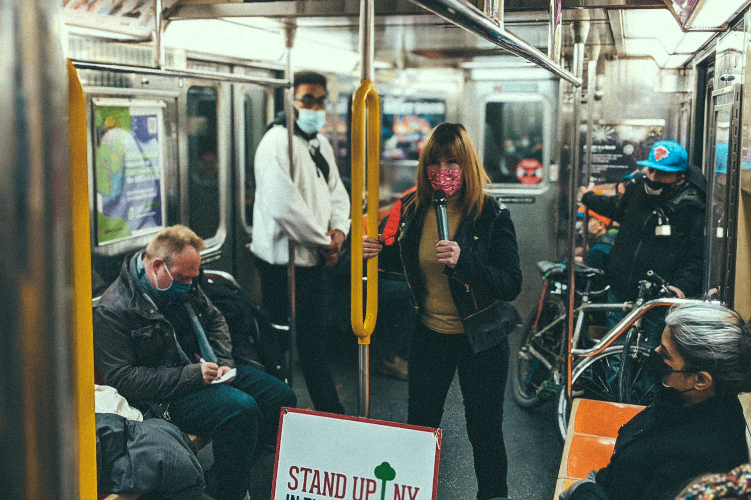 subway comedy pandemic