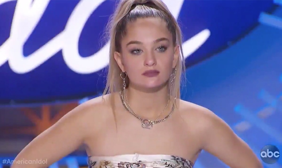 Claudia Conway on American Idol