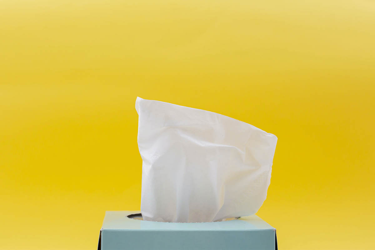 tissues to blow your nose
