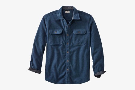 Deal: L.L.Bean’s Rugged Fleece Overshirt Is on Sale
