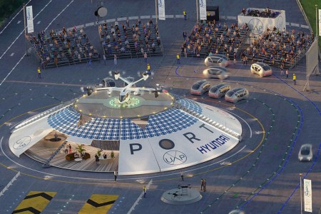 A rendering of the airport