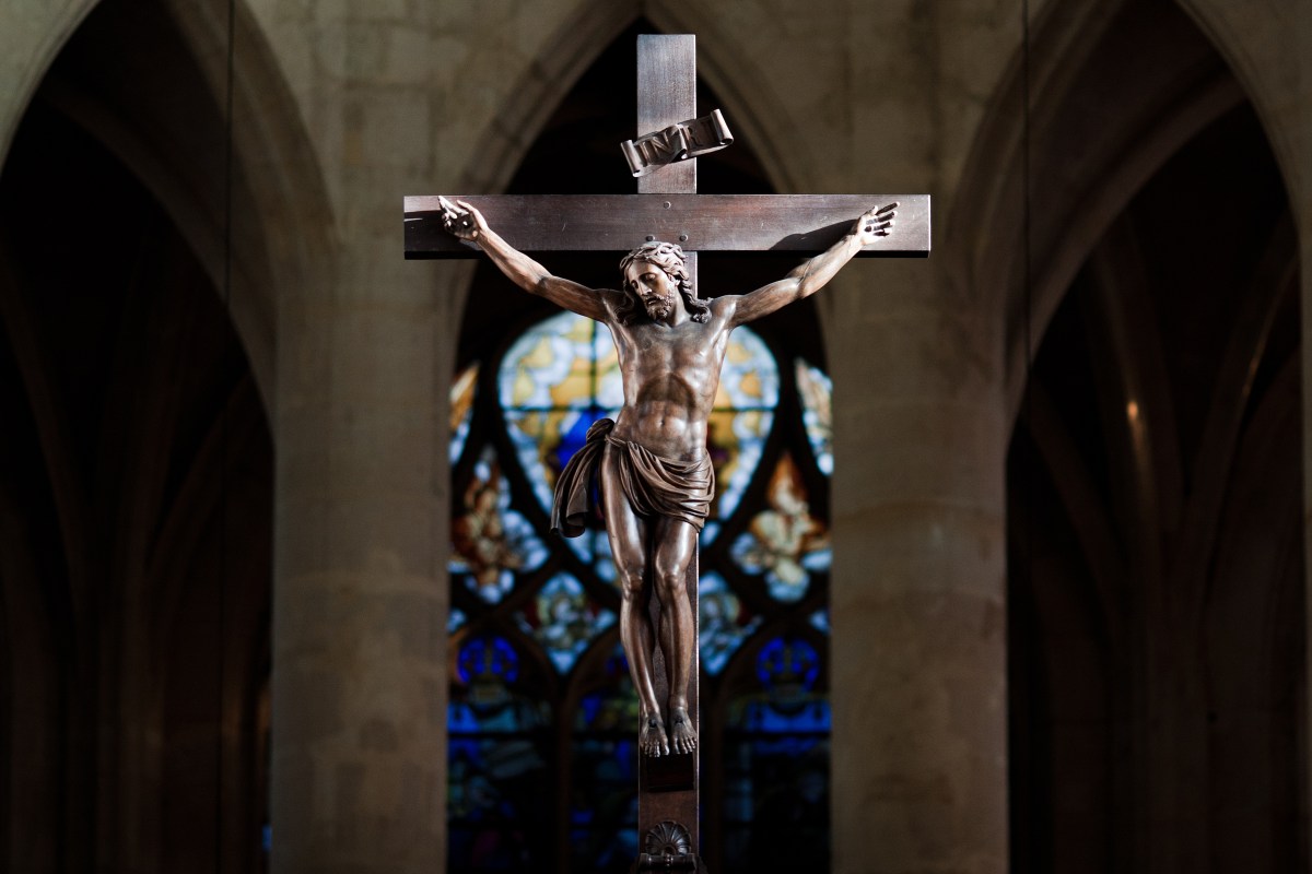 Statue of Jesus Christ on cross