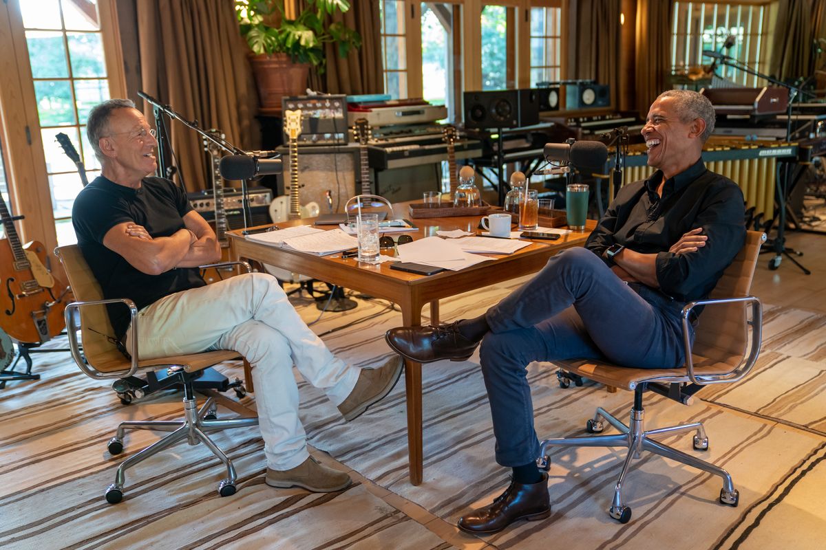 Bruce Springsteen and Barack Obama podcast