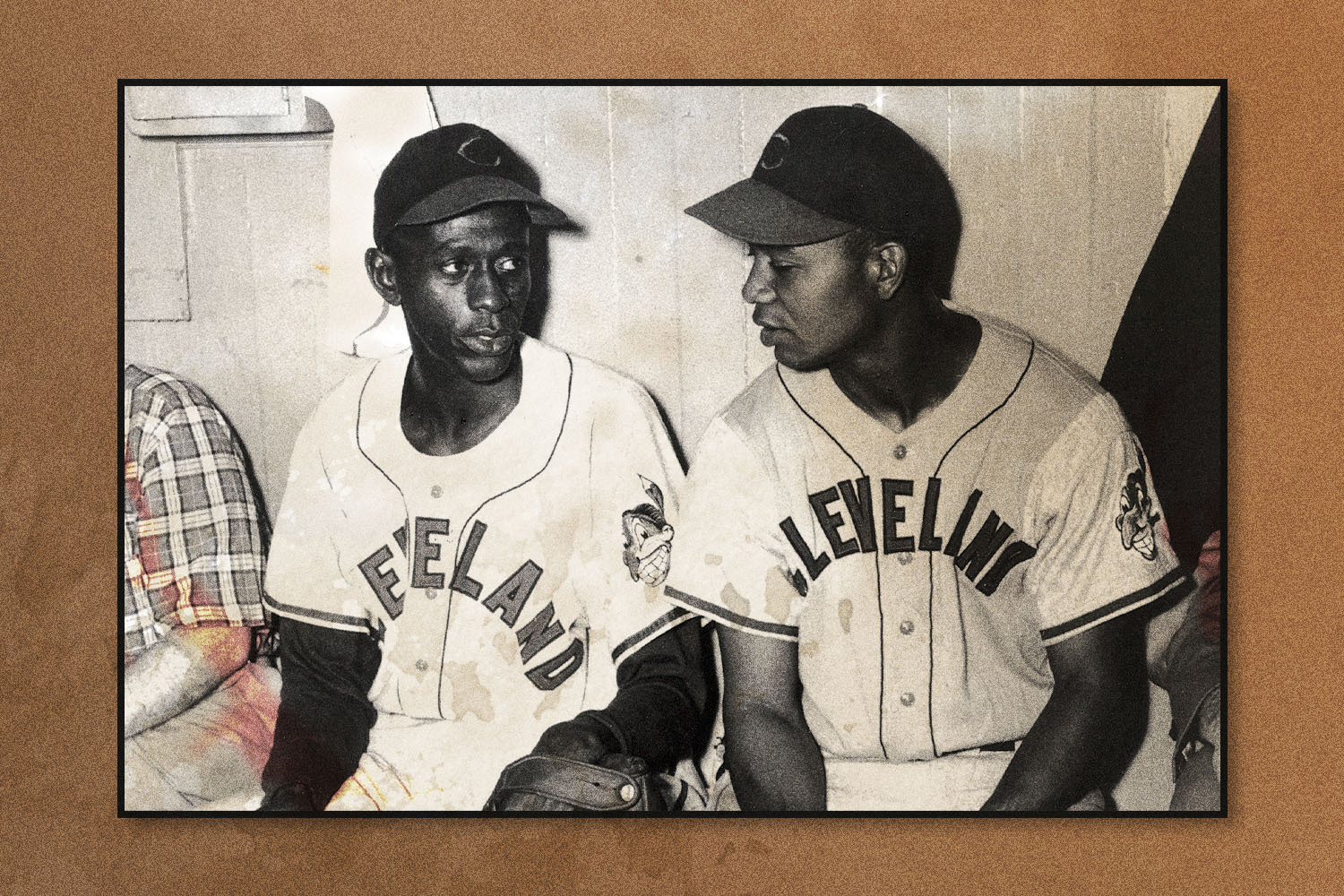 Satchel Paige played for the Cleveland Indians from 1948–1949 and Larry Doby played for the Cleveland Indians from 1947-1955.
