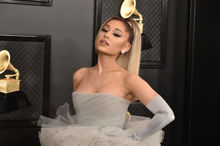 Ariana Grande attends the 62nd Annual Grammy Awards at Staples Center on January 26, 2020 in Los Angeles.