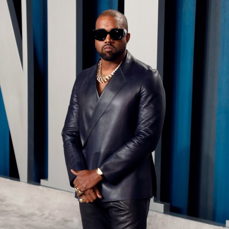 Kanye West attends the 2020 Vanity Fair Oscar Party at Wallis Annenberg Center for the Performing Arts on February 09, 2020 in Beverly Hills, California