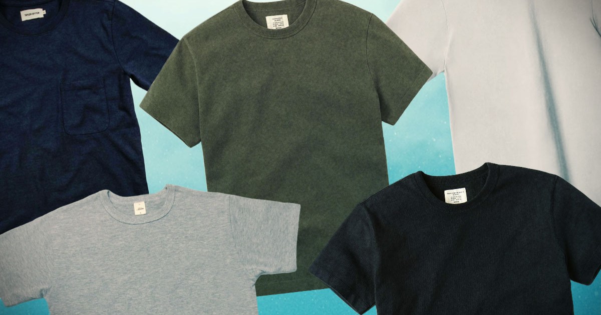 9 Heavy Tees That Are as Comfy as a Weighted Blanket