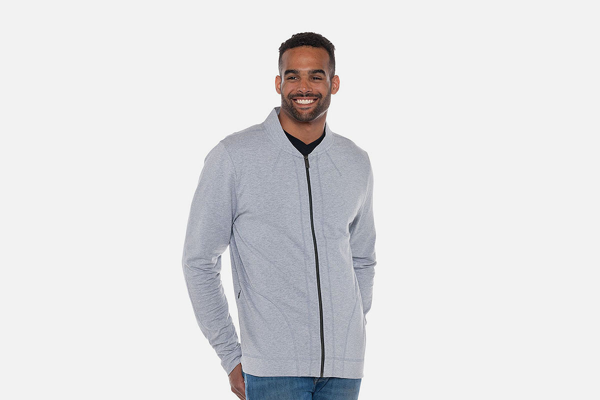 A full zip French Terry jacket from Ably, now 65% off