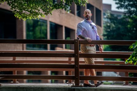 Danny Boice, owner of Trustify, an Uber-like model for private investigators, in Washington, DC.