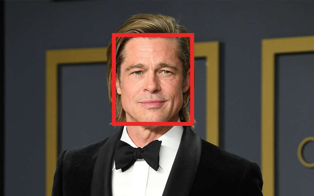 Brad Pitt Square Shaped Face