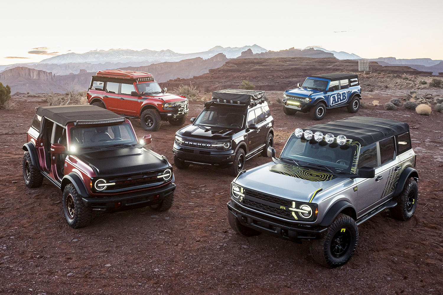 Custom Ford Bronco off-road concepts for the Easter Jeep Safari