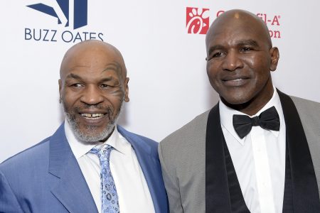 Mike Tyson and Evander Holyfield