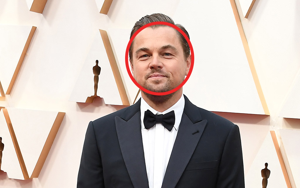 Leonardo DiCaprio Round Face Shape