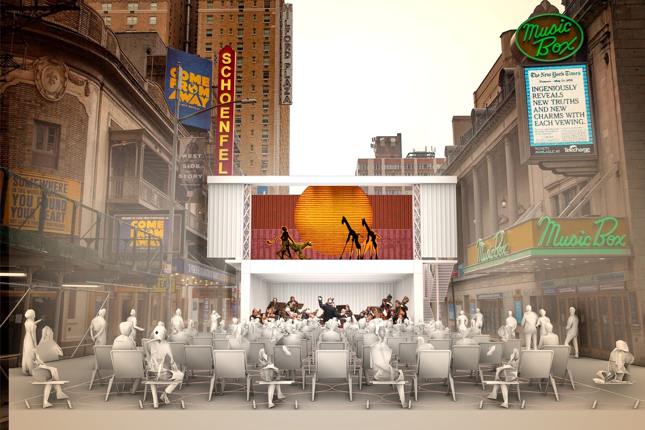 Shipping container theater