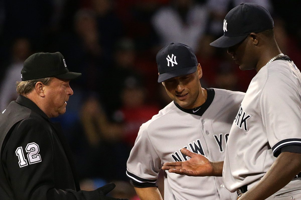 Yankees pitcher Michael Pineda caught with pine tar