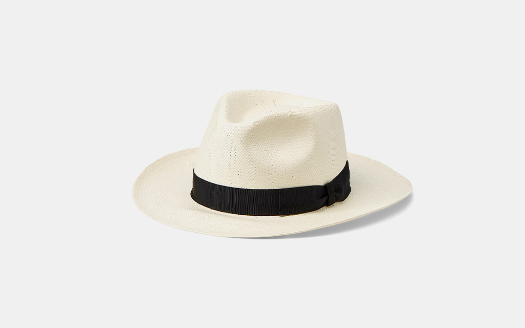 Simons White Authentic Panama Hat