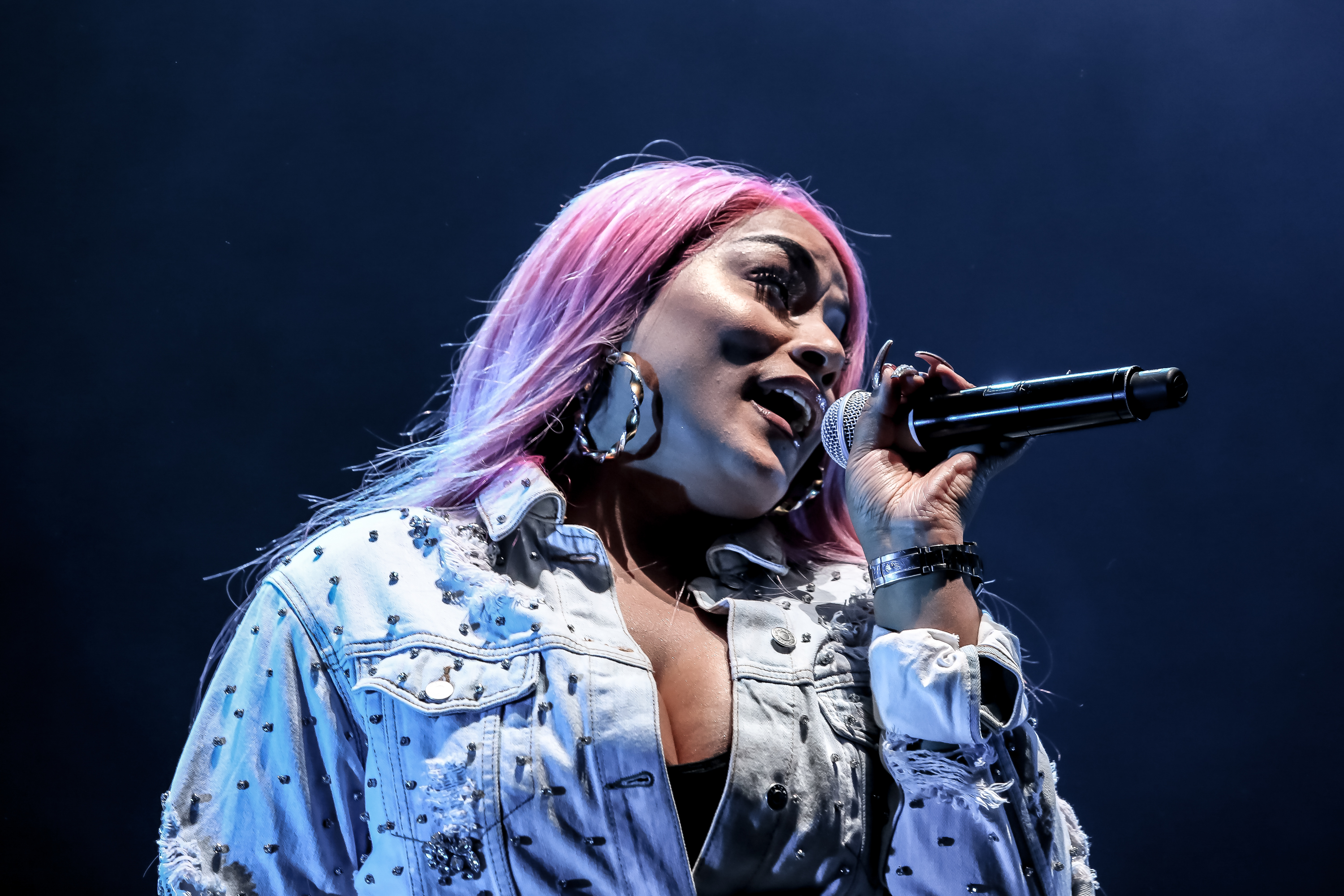 Stefflon Don performs on stage at The Royal Albert Hall
