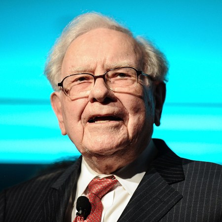 Warren Buffet onstage at the Forbes Media Centennial Celebration in 2017
