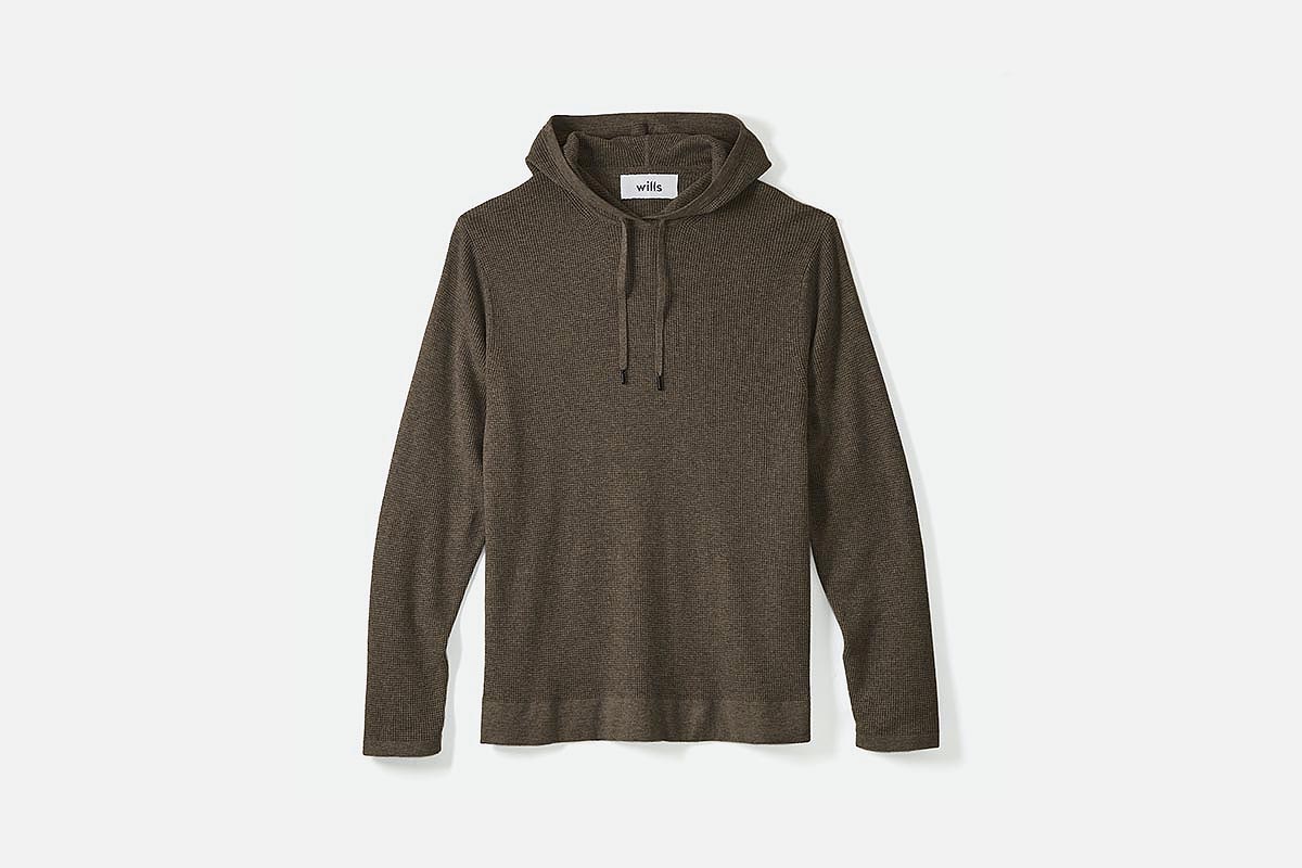 One of the three colorways of the Wills Pullover, on sale at Huckberry