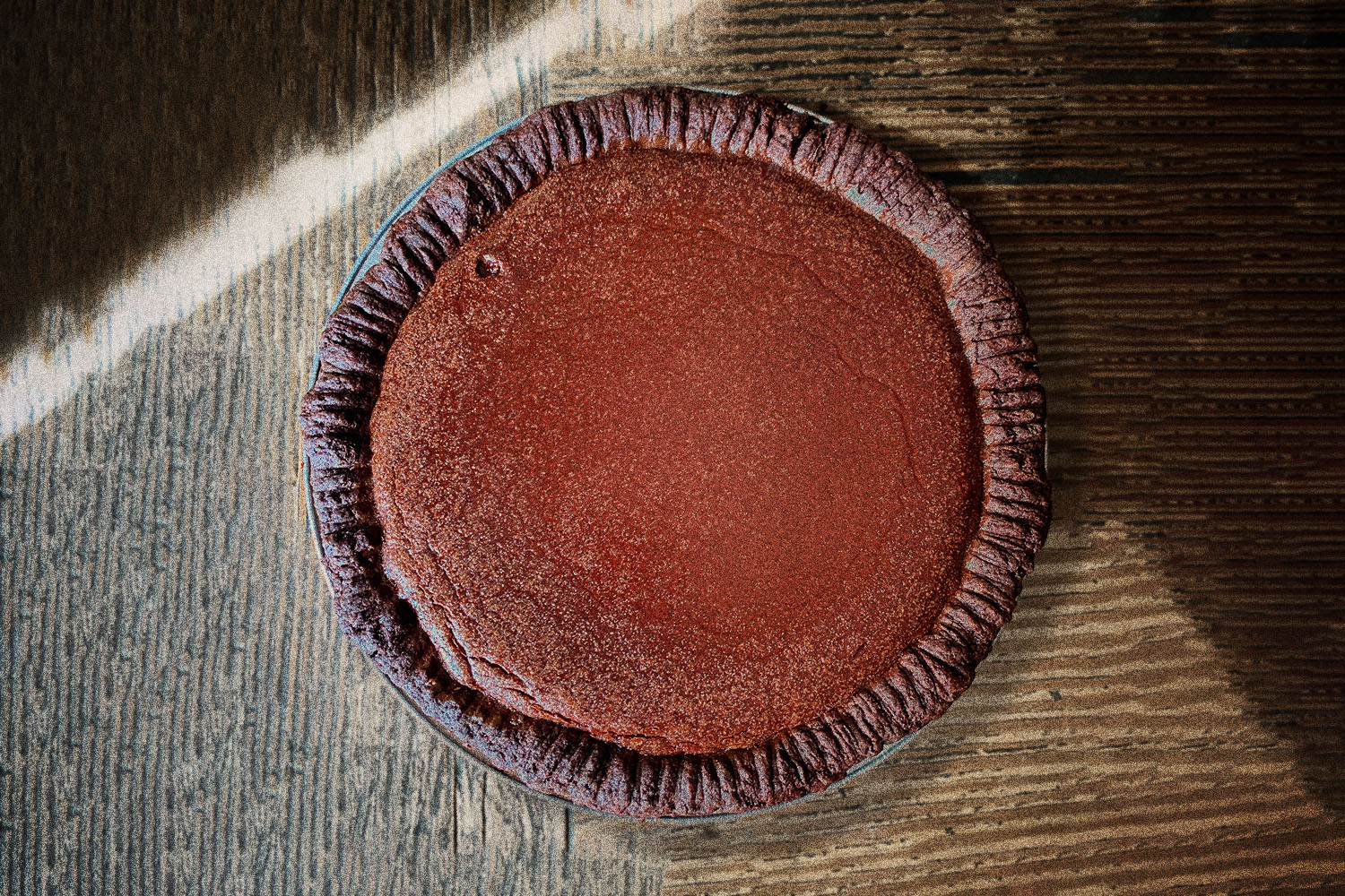 Perfect Chocolate Custard Pie