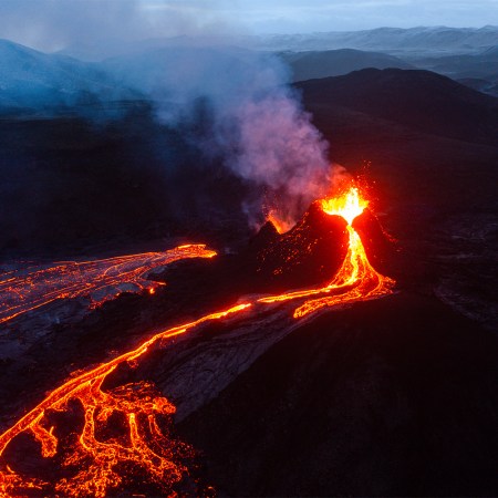 Volcanic eruption on the Reykjanes Peninsula