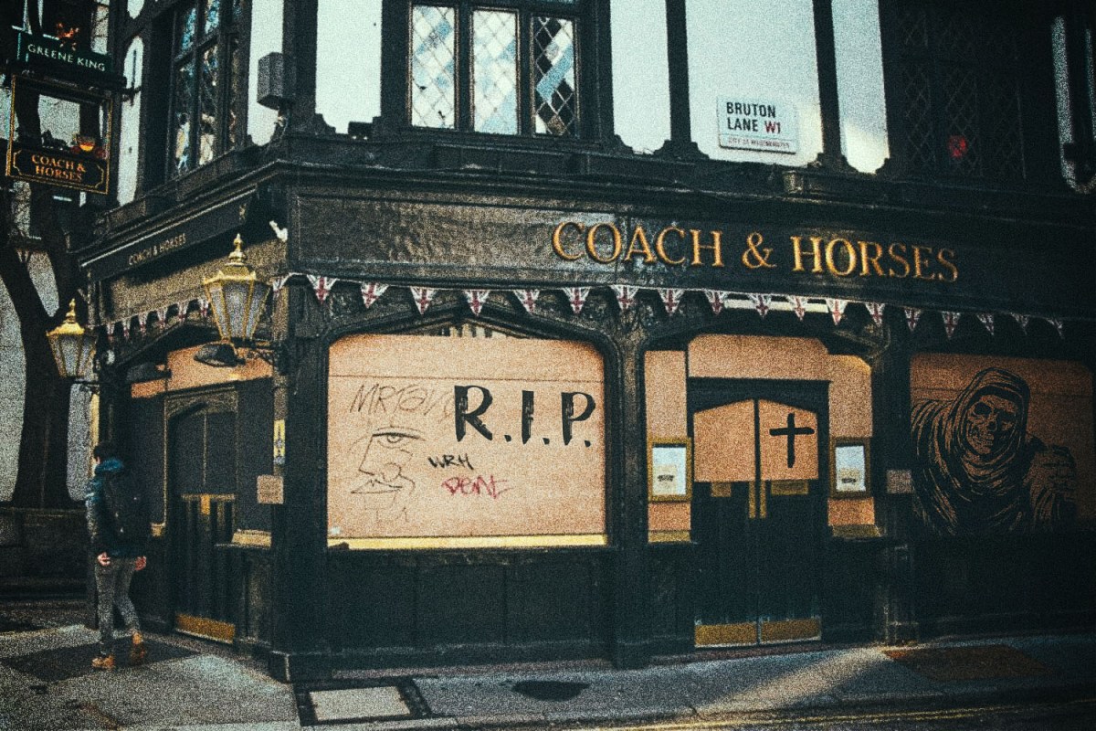 The Coach and Horses in Mayfair is temporarily closed due to COVID, but a grimmer fate may be on the horizon