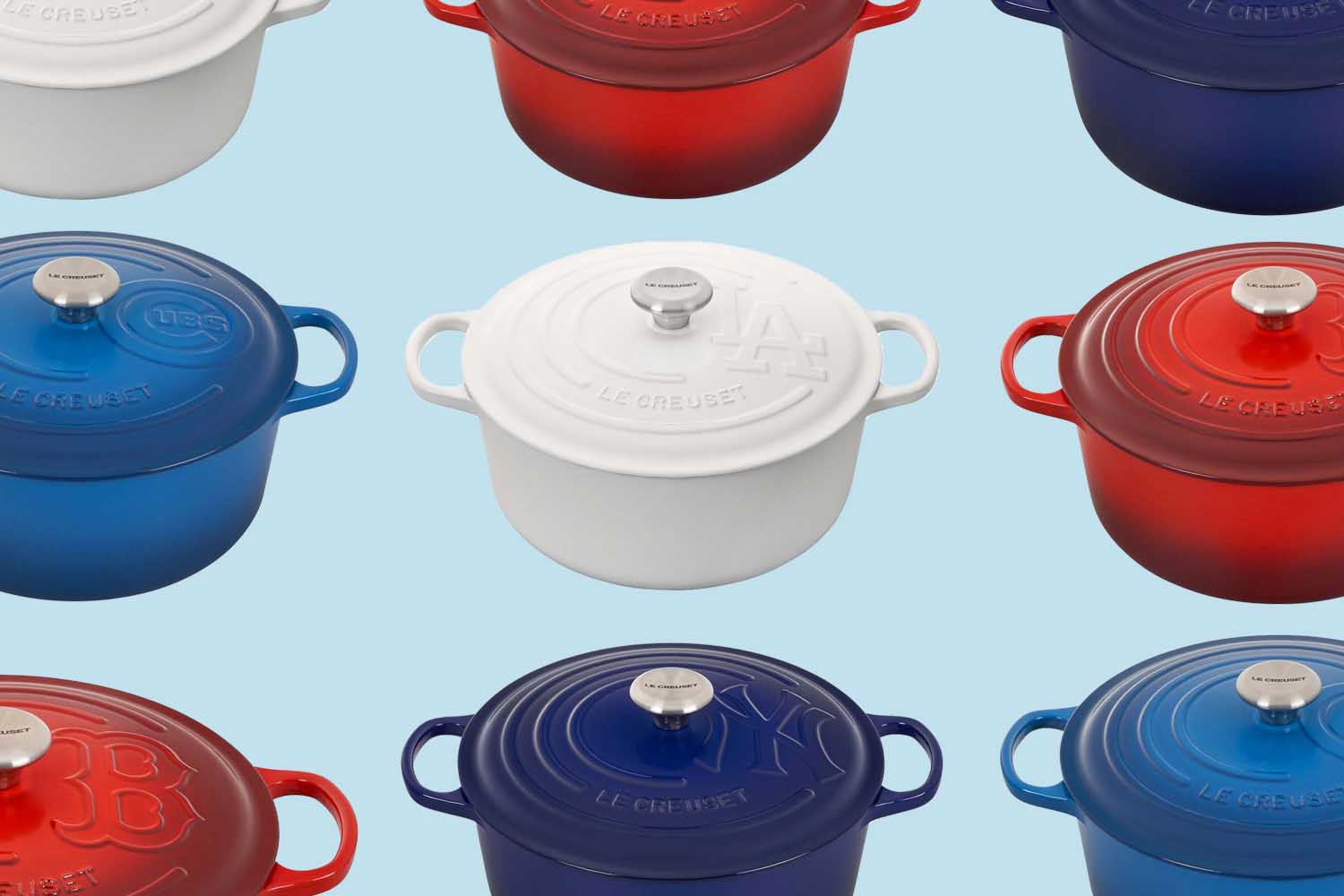 Cheer on Your Favorite MLB Team With a Signature Le Creuset Dutch Oven