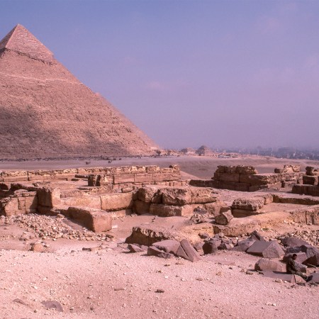 Ruins near the Great Pyramid