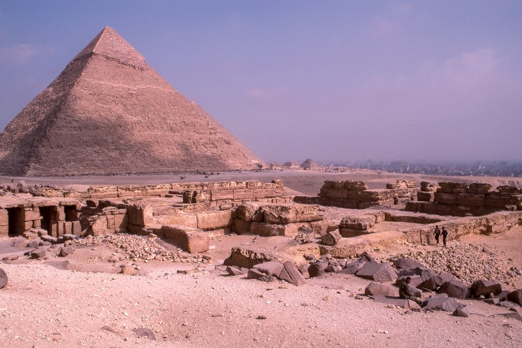 Ruins near the Great Pyramid
