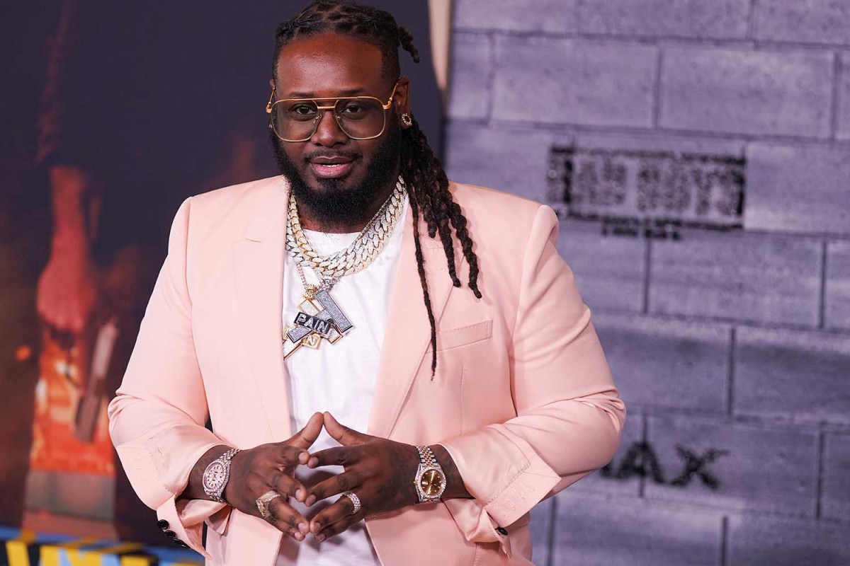 T-Pain attends the World Premiere of "Bad Boys for Life" at TCL Chinese Theatre on January 14, 2020 in Hollywood, California.