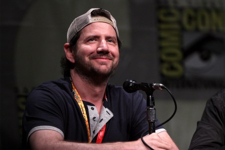 Actor Jamie Kennedy sits at a panel at San Diego Comic-Con in 2012
