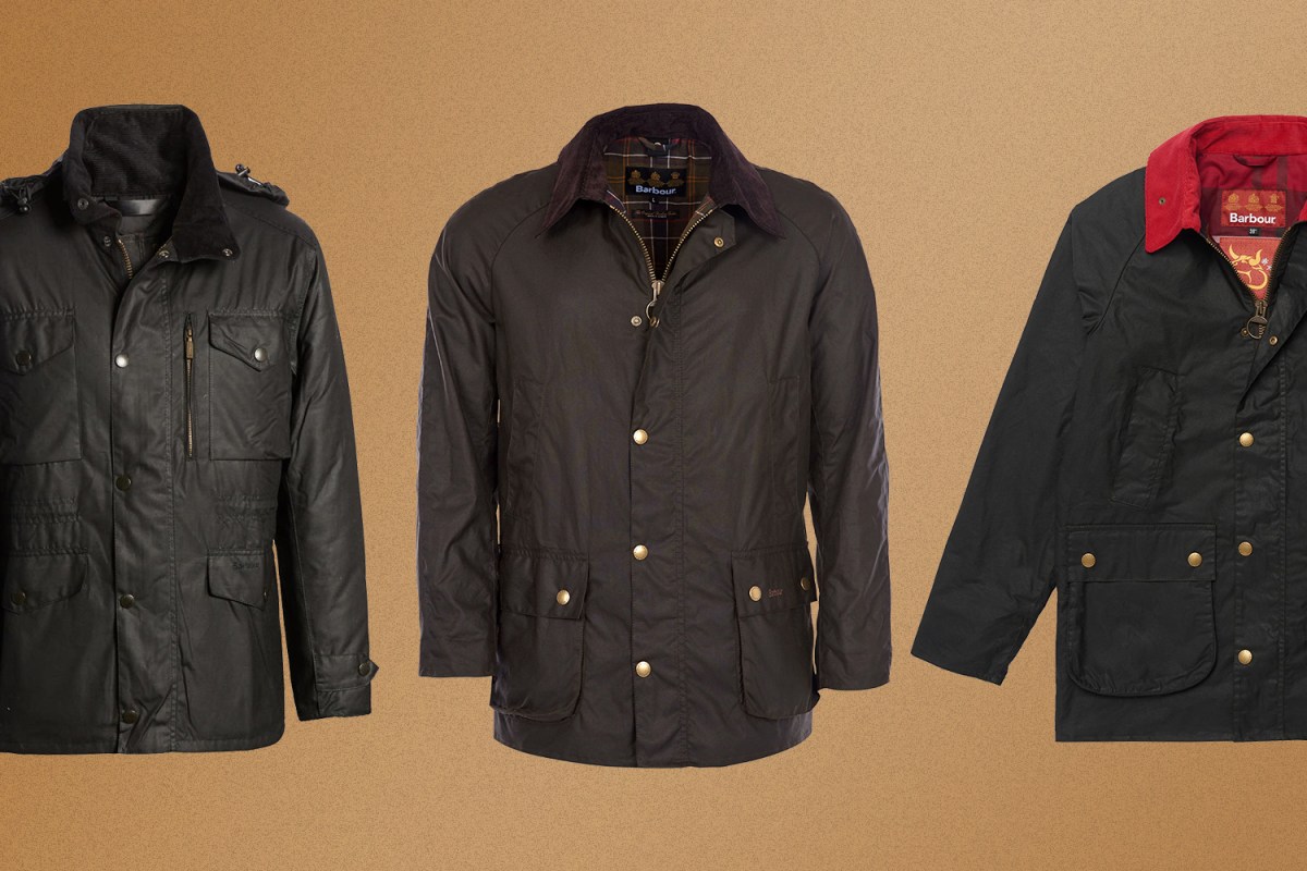 Barbour waxed jackets for men including the Sapper, Ashby and Oxdale