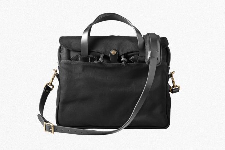 Filson Rugged Twill Original Briefcase in black